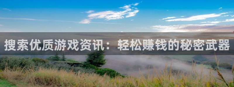 杜邦娱乐平台注册资金多少：搜索优质游戏资讯：轻松赚钱的秘密武